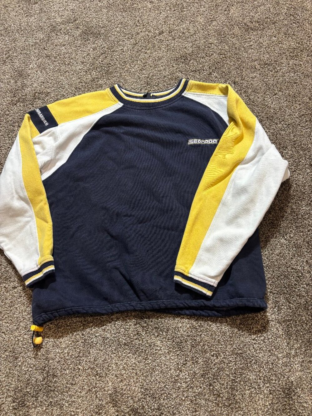 Sea-Doo Bombardier Colorblock Long Sleeve Rashguard - M